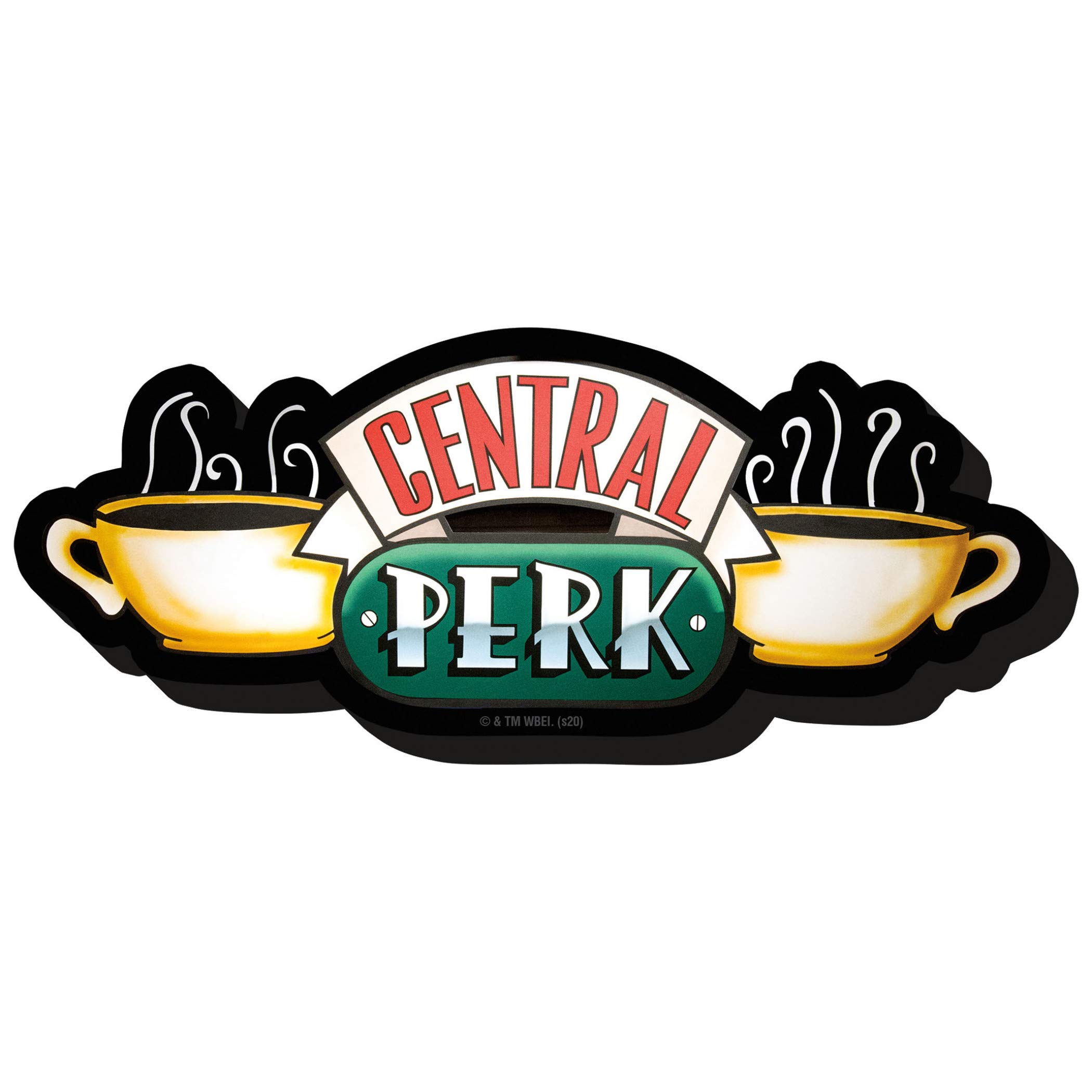 AQUARIUS Friends Central Perk Logo Funky Chunky Novelty Magnet for Refrigerator, Locker, Whiteboard & Game Room Officially Licensed Merchandise & Collectibles