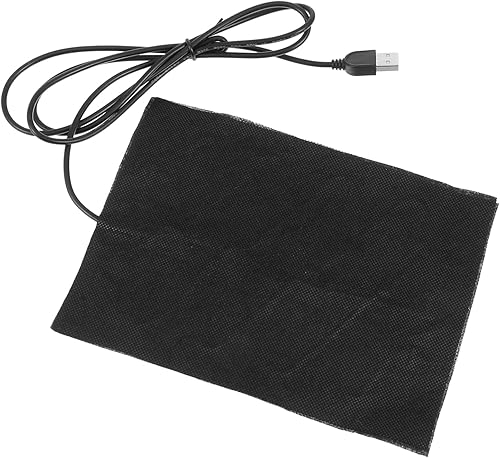 Milisten Alfombrilla térmica de resina epoxi, almohadilla térmica de resina epoxi, herramienta USB de algodón, almohadilla de curado epoxi para