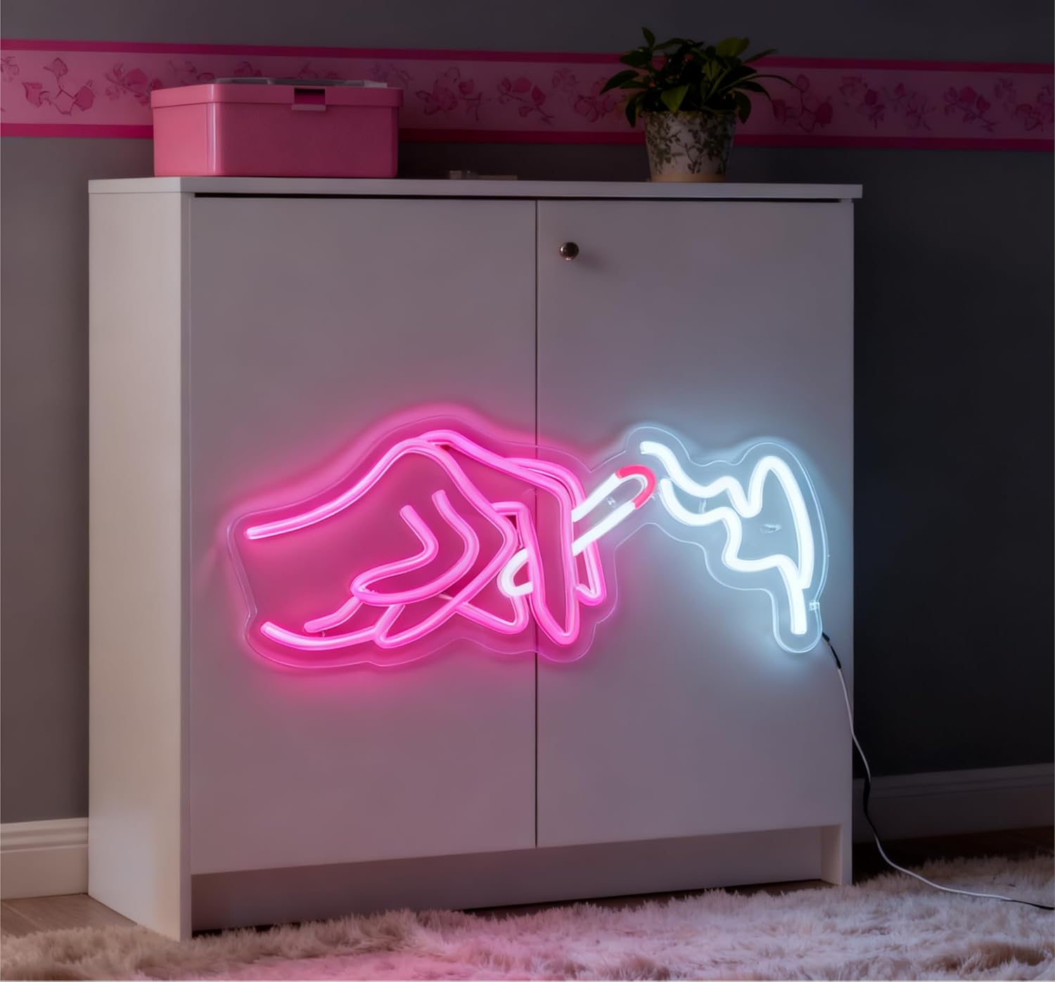 Led Neon Sign, Light Up Sign, USB Powered Decorative Neon Light for Bedroom Living Room Man Cave Home Space Wall Table Decor, 16.3 x 7.1 In