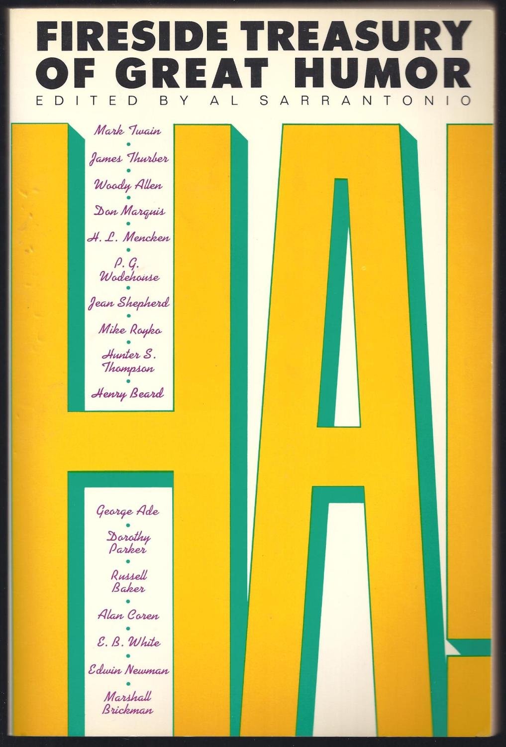 Cover of The Fireside Treasury of Great Humor