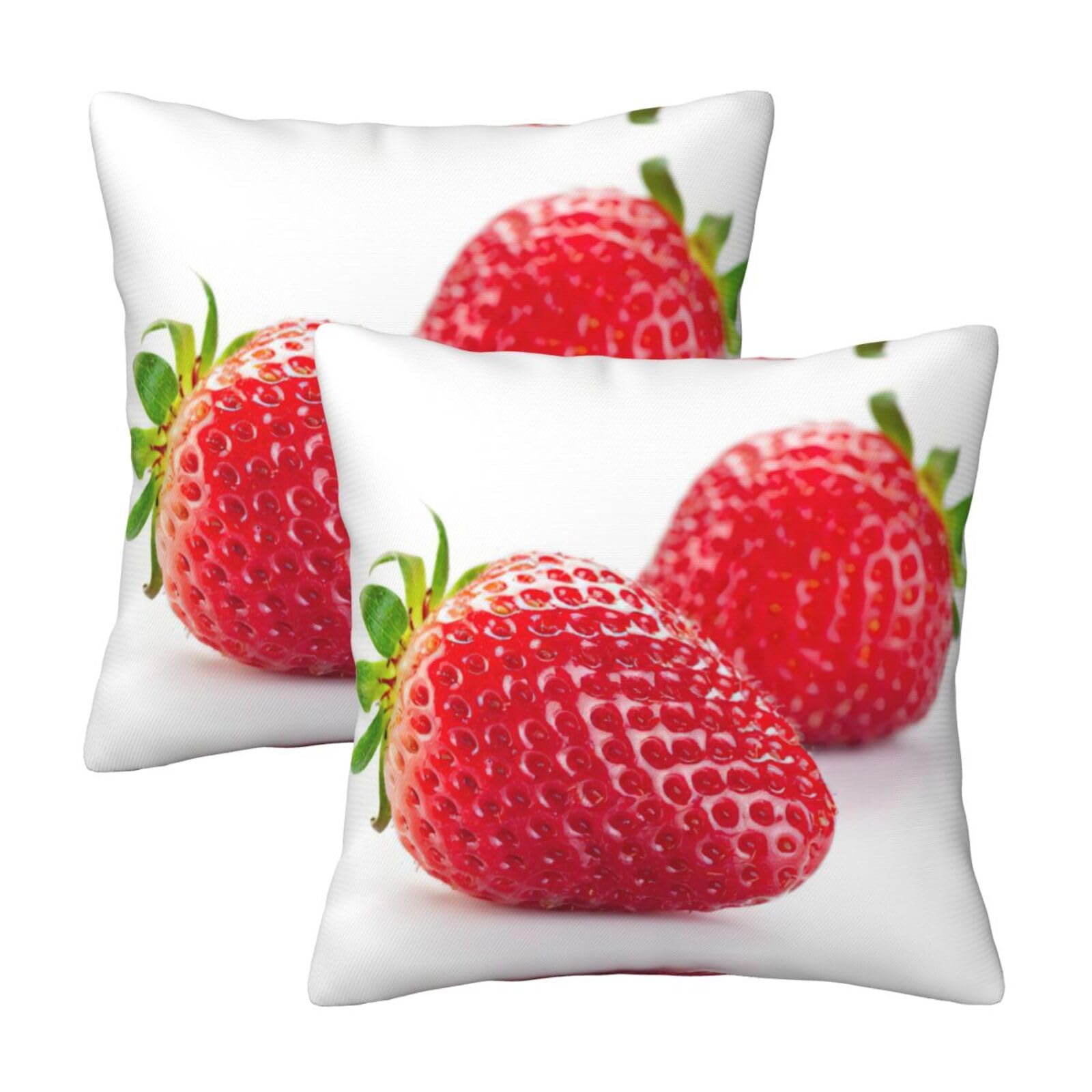 RRhgipp Strawberry Throw Pillow Cases Decorative Cushion Covers Couch Bed Sofa Decoration Xmas Gifts Bed