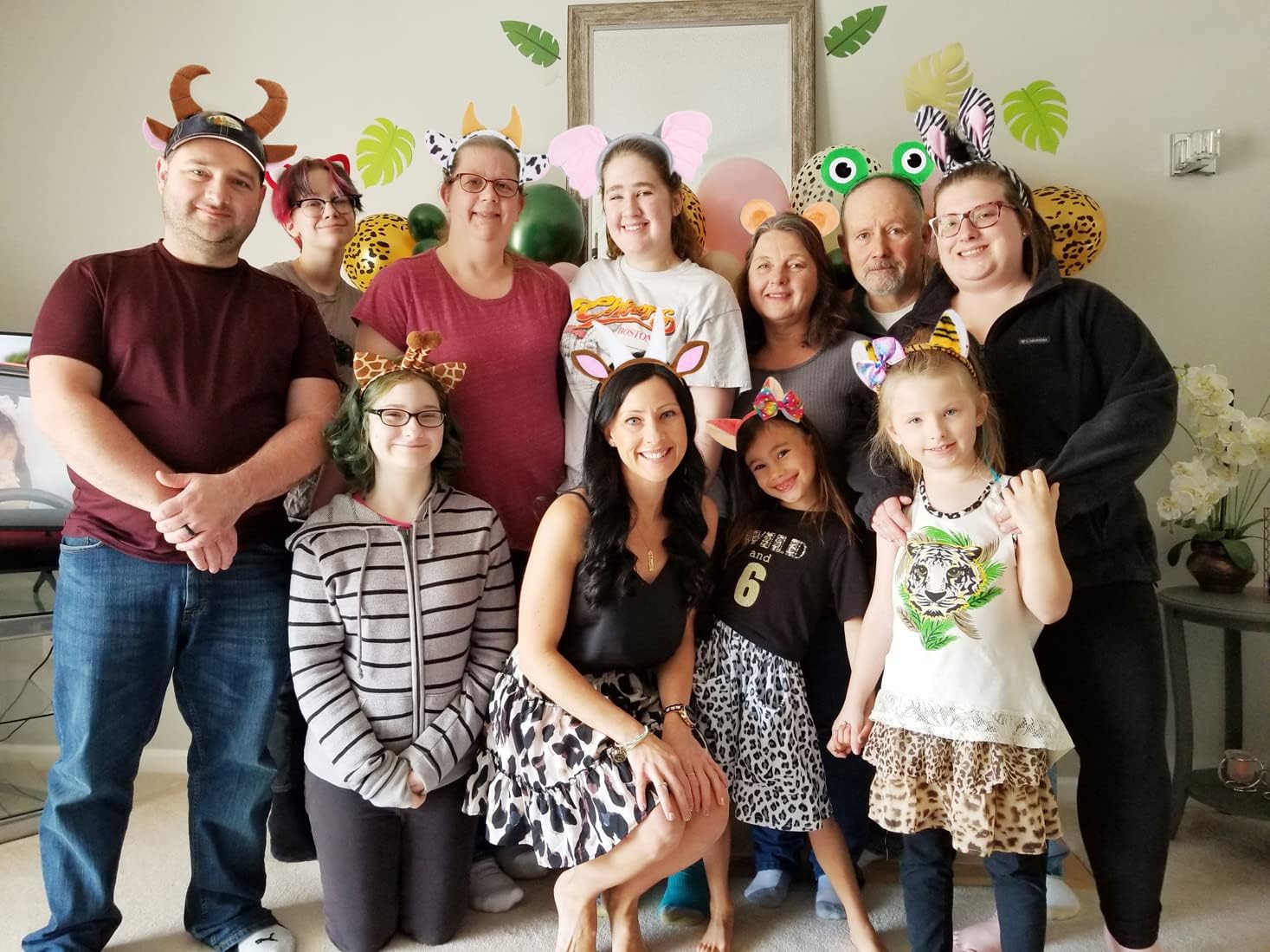 Plush Animal Ears and Horns Headband-Halloween Christmas Festival Theme Party Animal Cosplay Costume Headbands - Image 7