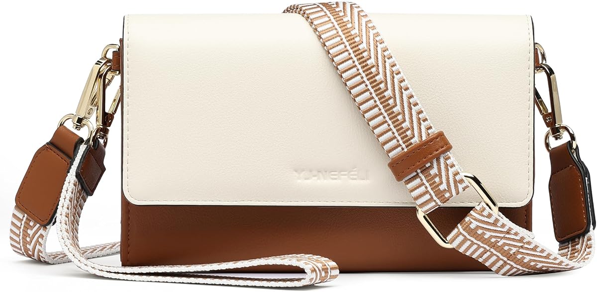 Small Crossbody Bags for Women RFID Vegan Leather Wristlet Phone Mini Purse Shoulder Handbag Wallet Travel Purse
