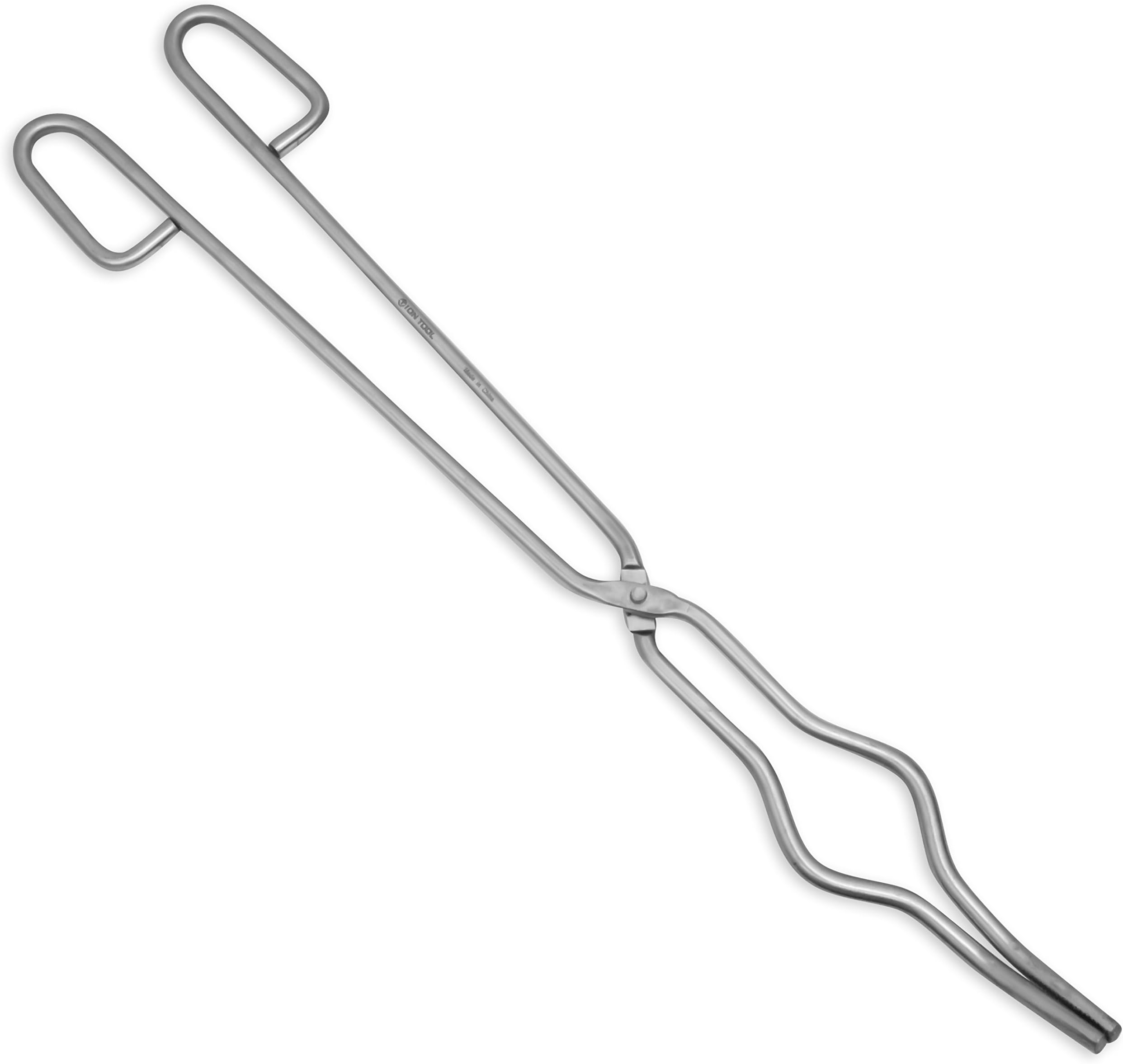 ION TOOL 18" Crucible Tongs, Stainless Steel, Professional Grade