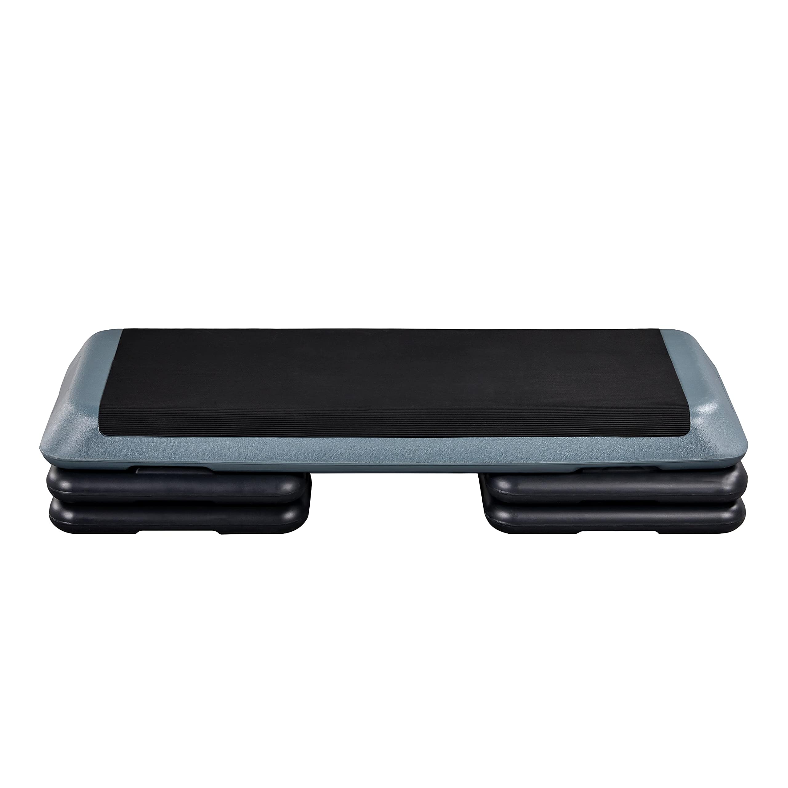 Yaheetech Aerobic Stepper 3 Adjustable Levels Sturdy Fitness Stepper Perfect for Home Gym, Yoga and Strength Training, Grey
