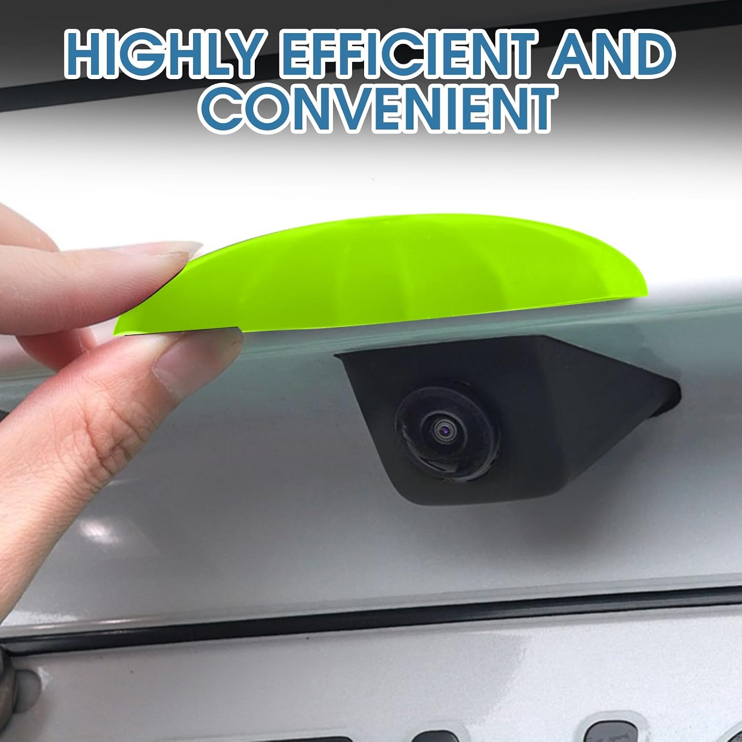 3PCS Car Backup Camera Rain Cover,Protection for License Plate Backup Camera Cover,Back up Camera for Truck, Ideal for Car and Truck Owners,DIY Enthusiasts and Daily Commuters (Black+White+Green) image 5