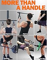 Vista 6 de Fitarc Manijas de Dominadas con Agarre Neutro, Amigables para Muñeca Hombro Codo, Mango de Jalón Lat Ajustable de 12 Ángulos Agarres de Remo, 2