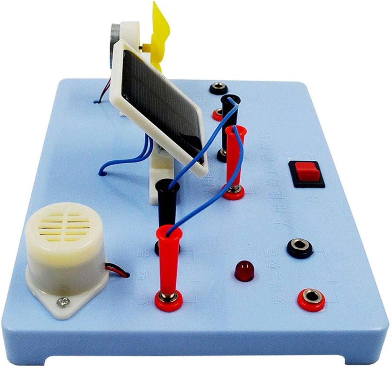 Equipo para experimentos de física: generador de energía Solar, diodo emisor de luz y células solares; demostrador de células solares; Experimento físico sobre energías renovables.