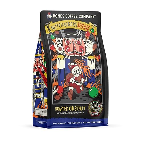 Miniatura 52 de Bones Coffee Company - Granos de café molido French Vanilla, café arábico de tostado medio y baja acidez, café gourmet, 355 gr