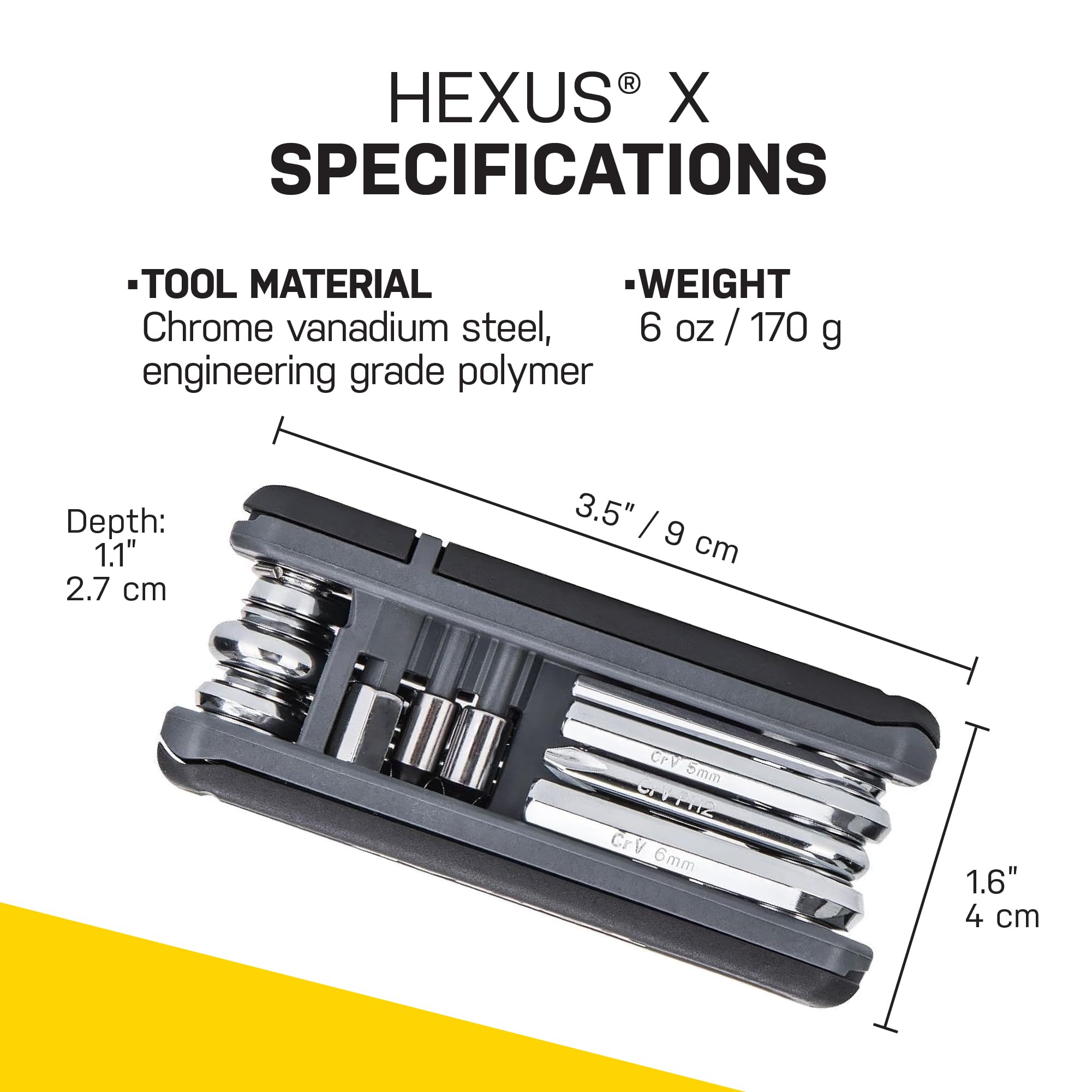 Topeak Tp Hexus X narzędzie do survivalu ratunkowego