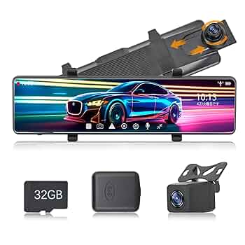 Amazon.co.jp: Nilightドライブレコーダー ミラー型 12インチ