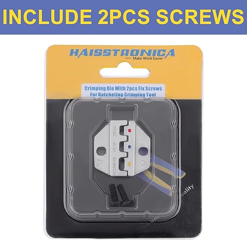 Miniatura 24 de Haisstronica Herramienta de prensado para cable de encendido de bujía,Herramienta de crimpadora de alambre de trinquete de 0.335 in,HS-2048