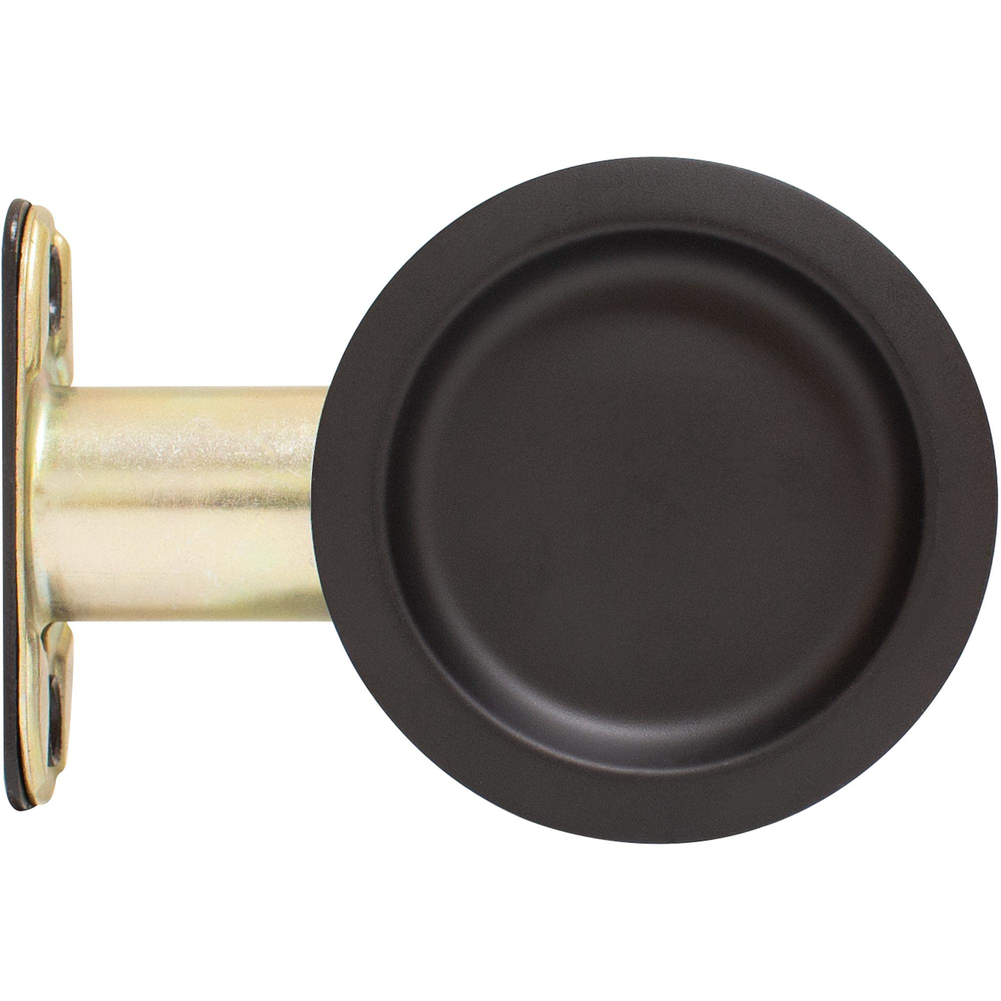 Piedra Harbor hardware, redondo bolsillo paso función de bloqueo de puerta