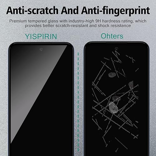 Miniatura 6 de OWMGTS Paquete de 2 protectores de pantalla de privacidad para Motorola Moto G Power 2022 película de vidrio templado privado antiespía para Moto G