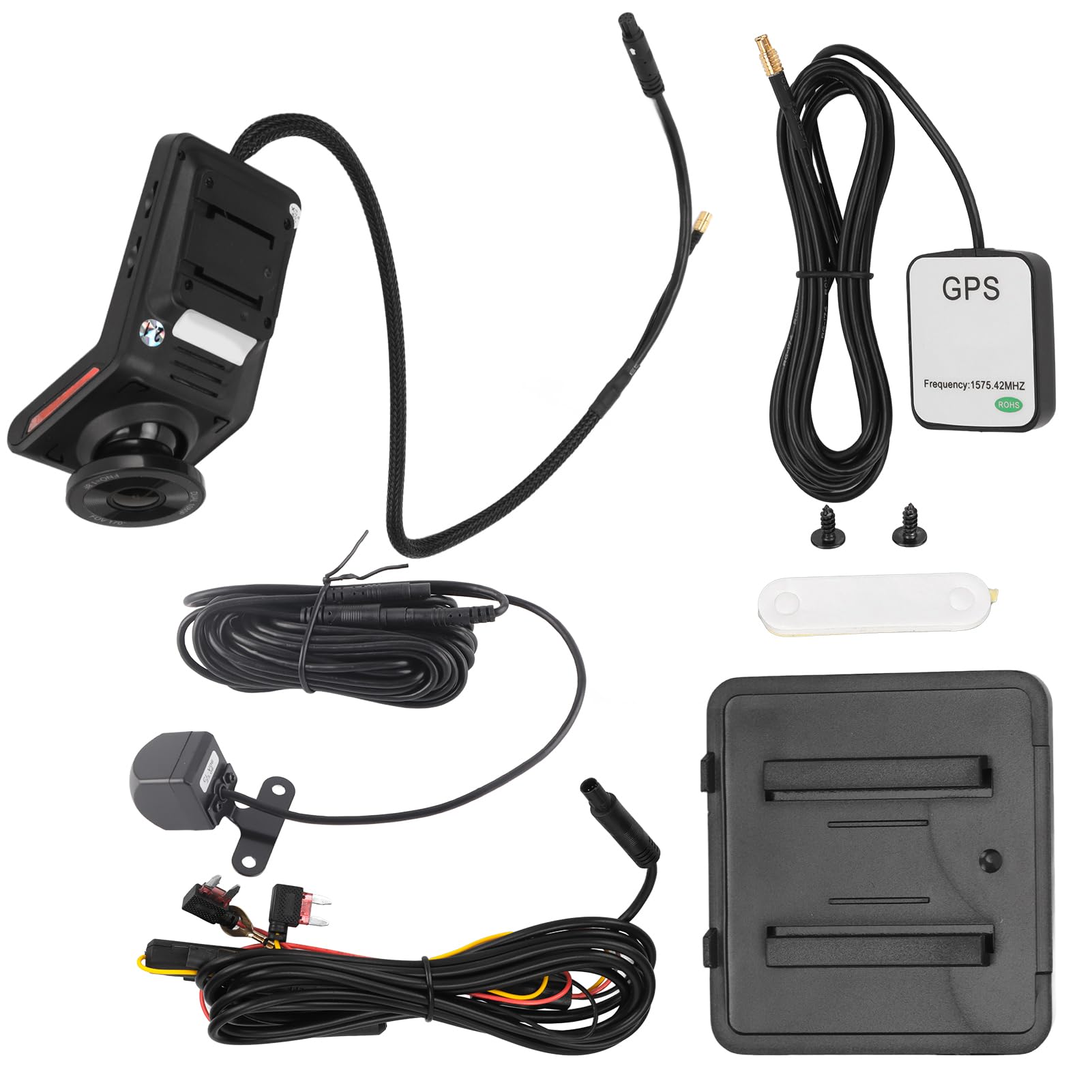 Telecamera da Cruscotto per Auto, Registratore della Telecamera da Cruscotto Dash Cam Monitor Remoto Riproduzione della Traiettoria nel Videoregistratore per Auto