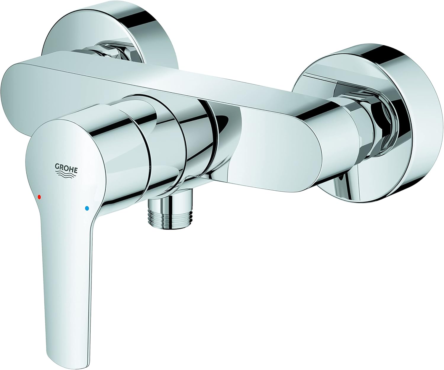 GROHE QUICKFIX Start, Single-Lever Shower Mixer, Wall Mounted, Metal Lever, 35 mm Ceramic Cartridge - Image 3