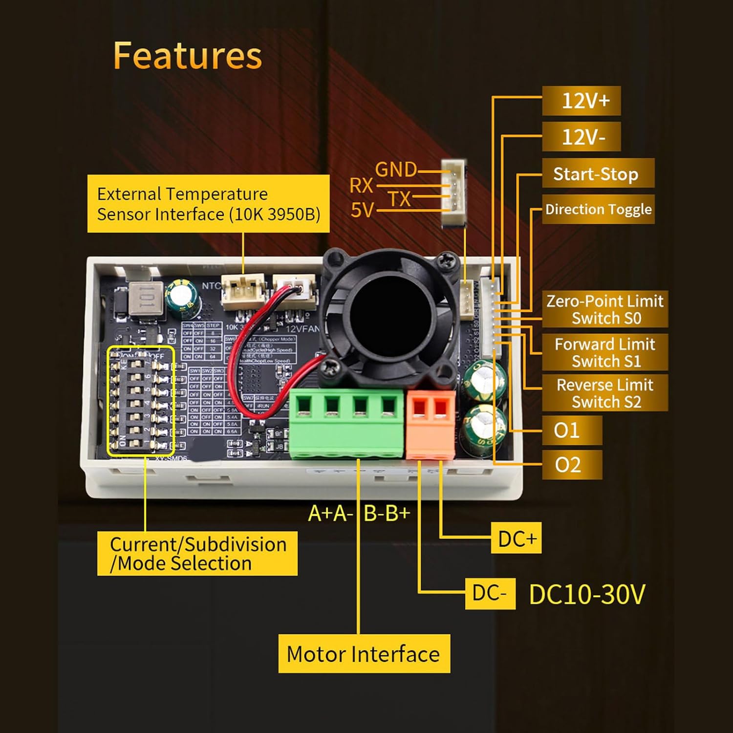 LCD ディスプレイ付き Precisions ステッピング モーター コントローラー 42 57 モーター用 2 相 4 線式制御