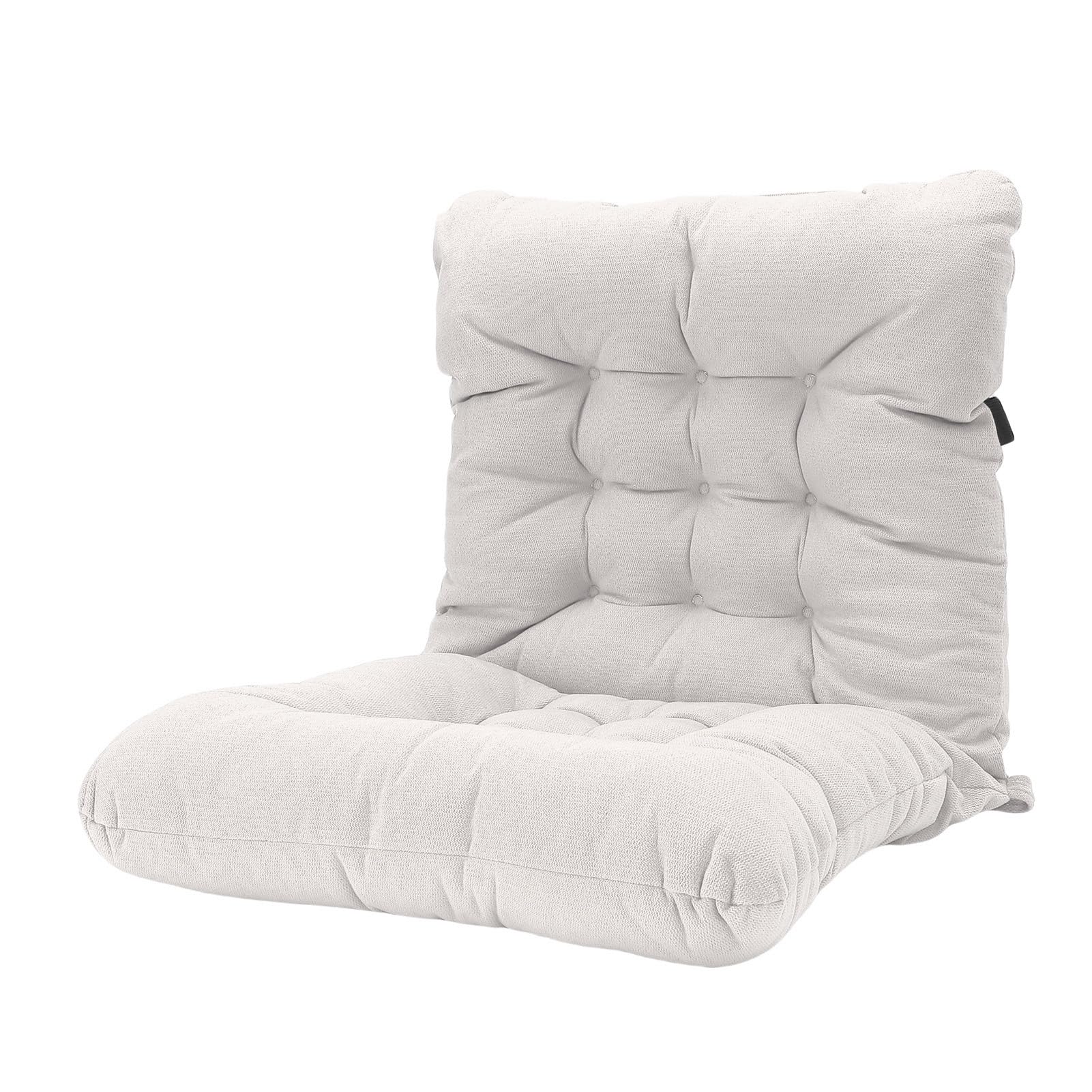 Cuscino per Sedia con Supporto Lombare, Imbottitura in Cotone