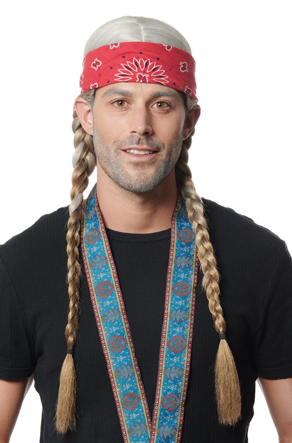 Willie Mixed Grey Adult Costume Wig