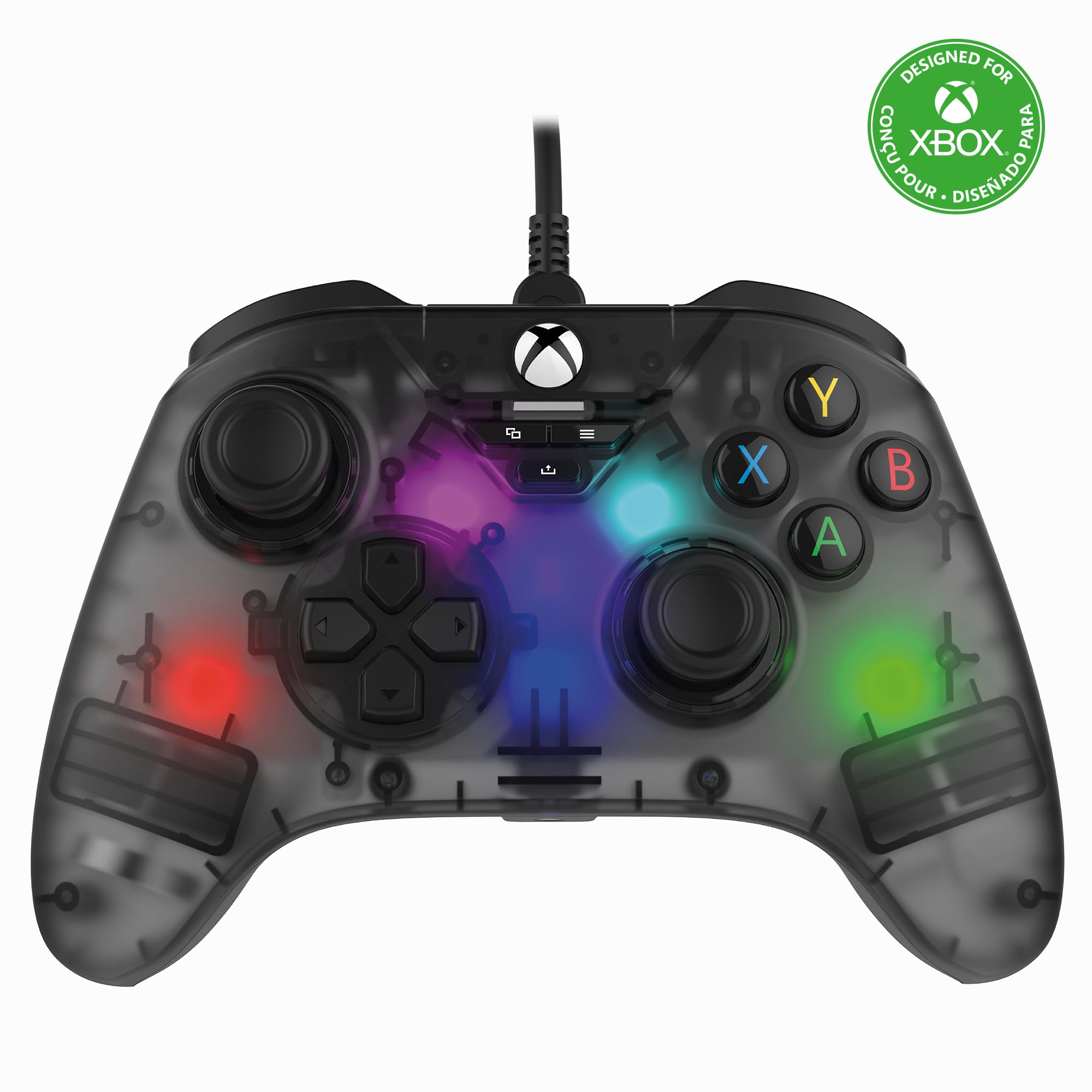 SNAKEBYTE Controller GAMEPAD RGB X SB922312 wired gamepad for Xbox/PC Grey [Xbox 360] [Xbox 360]