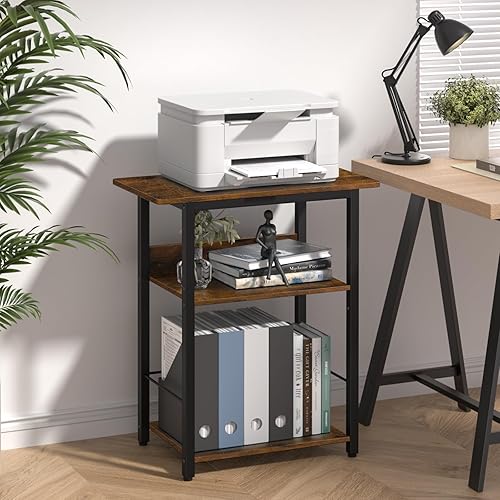 Miniatura 3 de LELELINKY Soporte estrecho para tocadiscos marrón