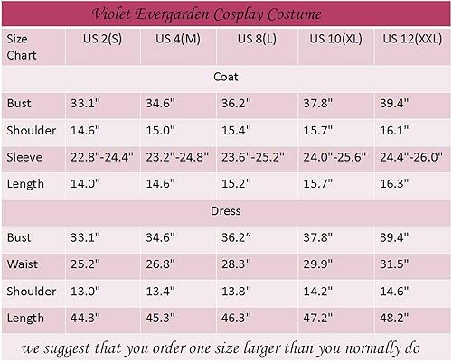 Miniatura 5 de Nuoqi Violet Evergarden - Disfraz de cosplay para mujer, uniforme de anime, traje azul oscuro, Azul oscuro, violeta