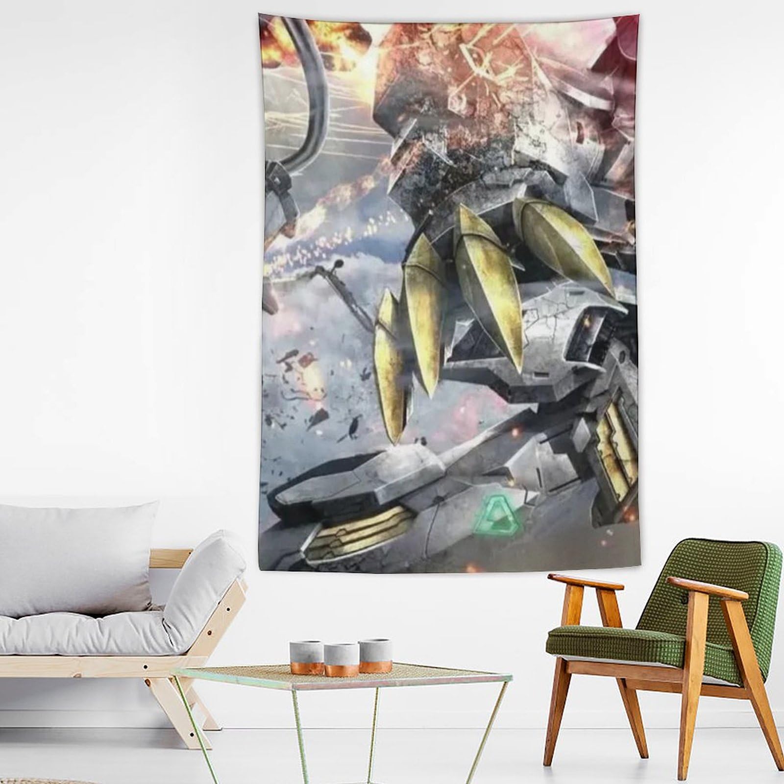 【激レア】機動戦士ガンダム　鉄血のオルフェンズ　バルバトス　アートポスター Amazon.co.jp: タペストリー壁飾り 鉄血のオルフェンズ ガンダム