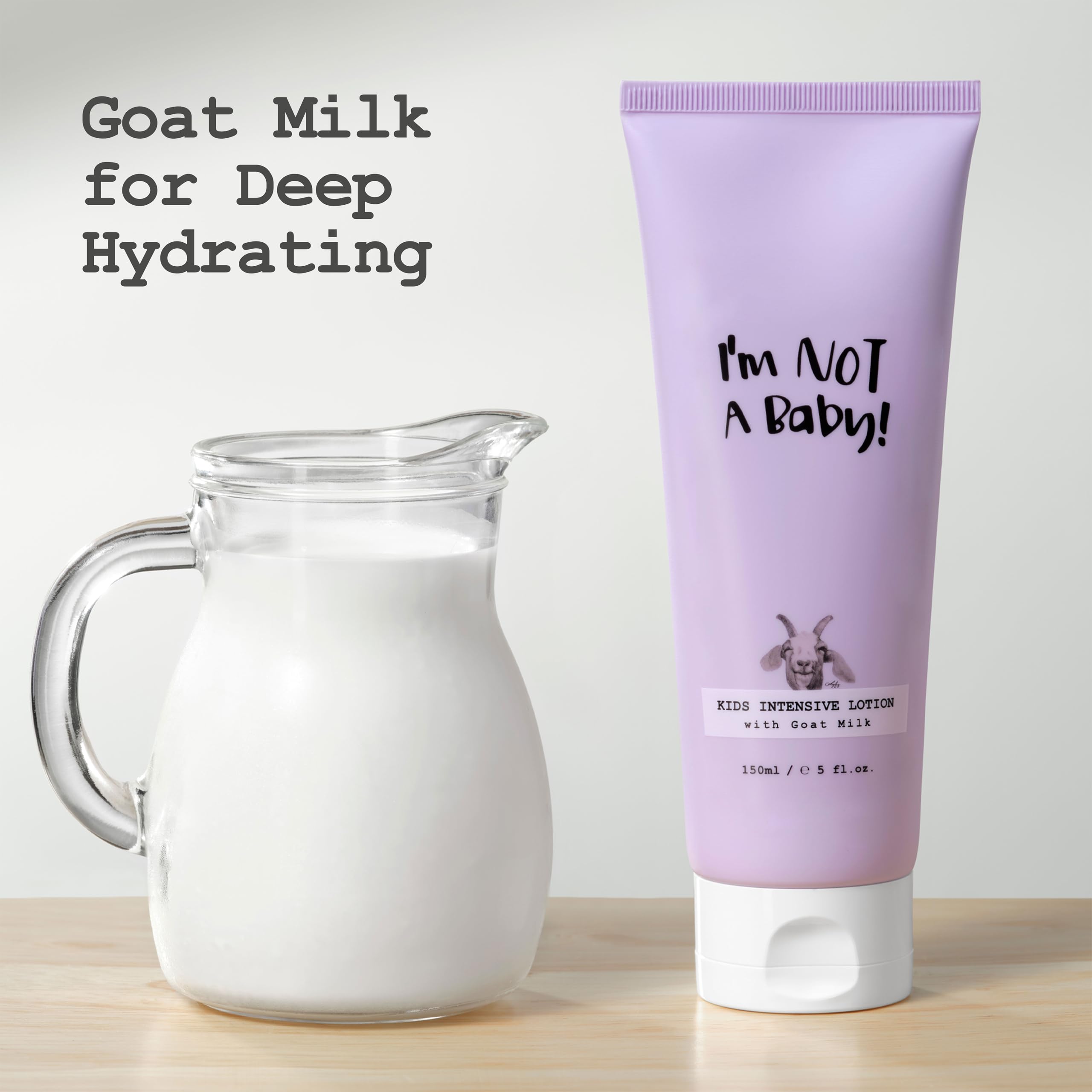 Amazon.com: I'm Not a Baby Kids Lotion Goat Milk Hydrating