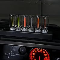 Vista 4 de Ilumina tu viaje con elegantes lámparas retro para automóvil: mini botella de vidrio portátil LED de luz nocturna – Enchufe USB LED luces