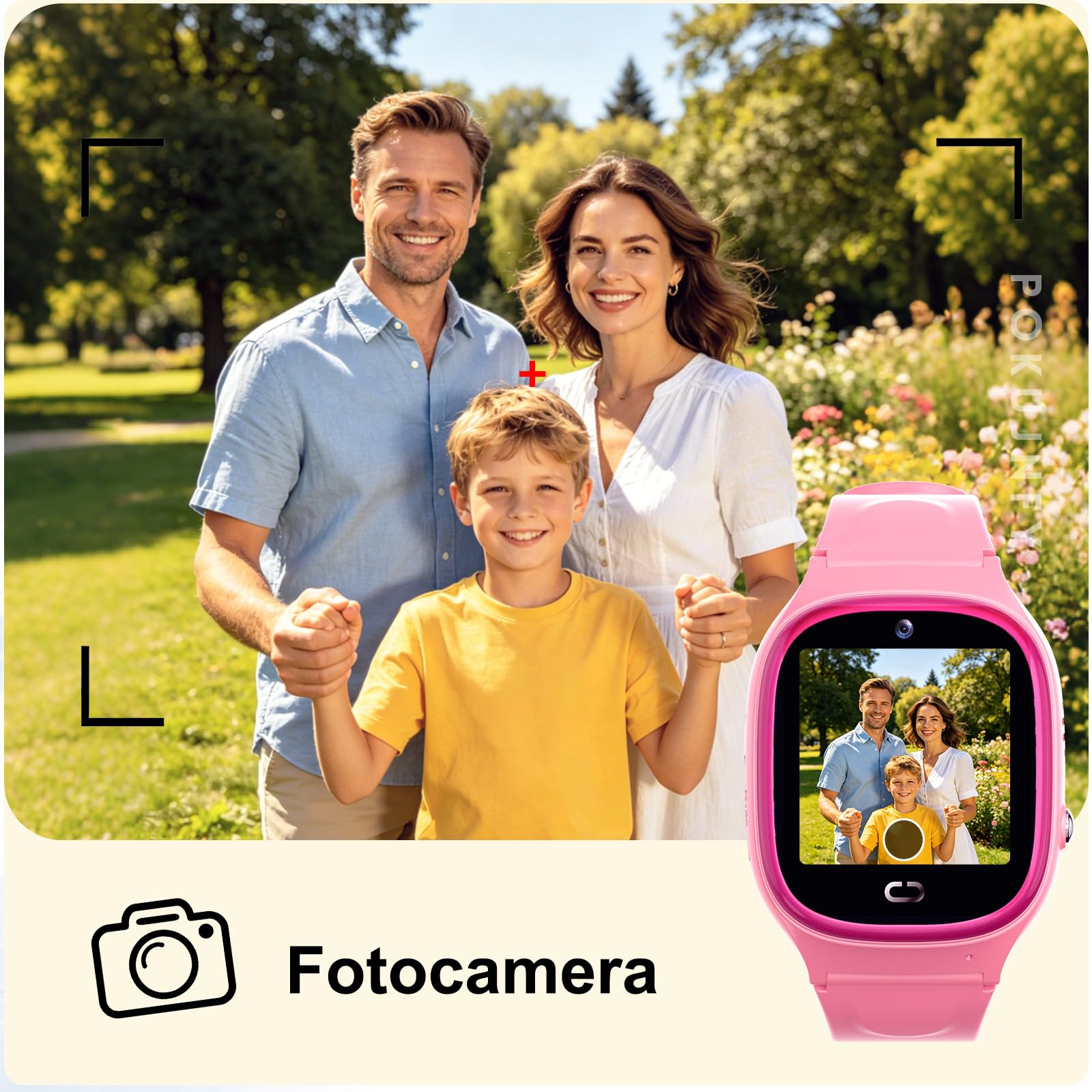 Smartwatch Bambini GPS Telefonate Chat SOS Contatti Sveglia | Giochi IP68 Impermeabile Modalità Classe Digitale Orologio Smartwatch Bambini Bambino Bambina Compleanno Regalo