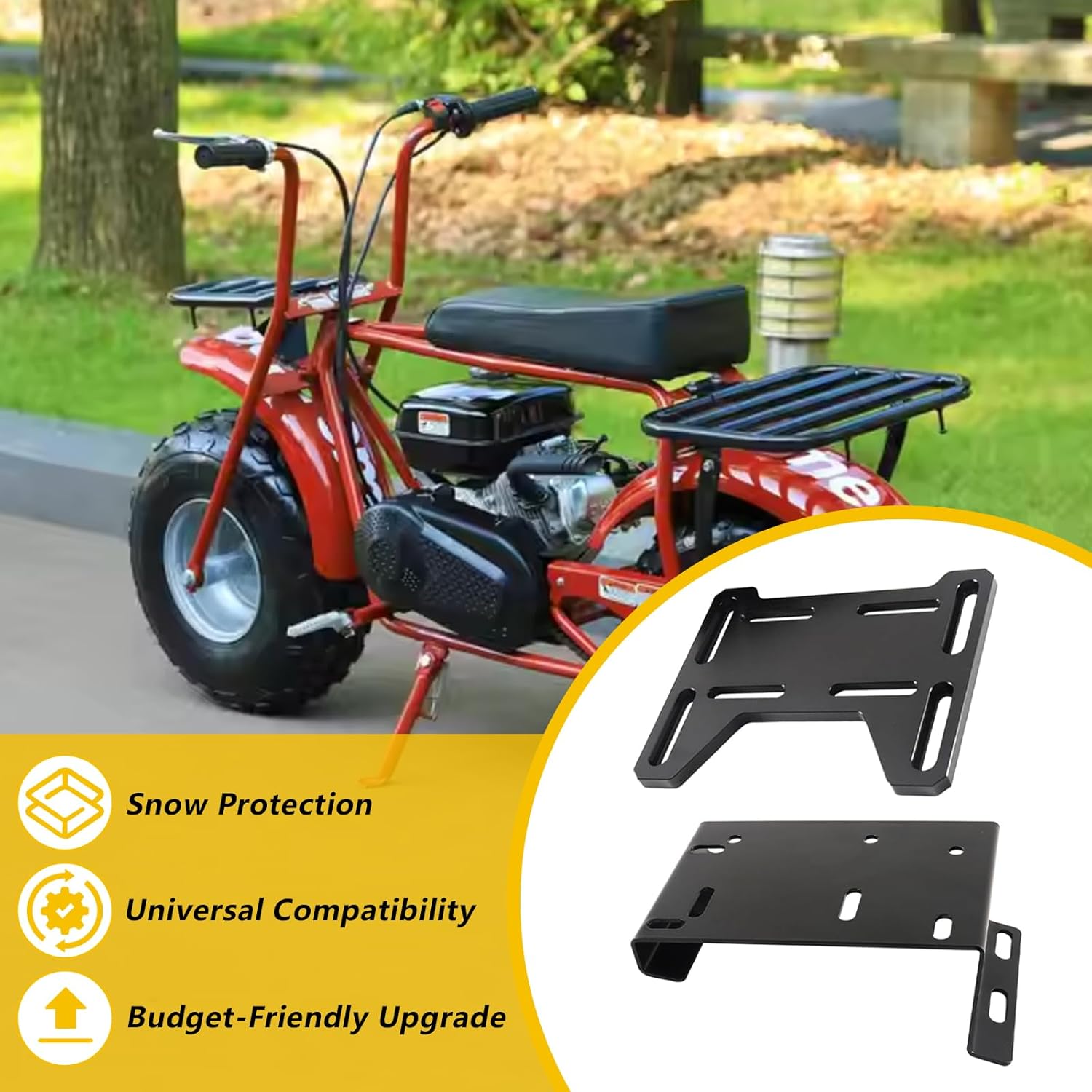 Torque Converter Adjustable Motor Mounting Adapter Plate Kit For Predator 212cc 224cc 196cc 6.5hp For Honda GX160 GX200 For Monster Mega Moto MMB80 MMB105 For Coleman RB100 RT100 Mini Bike Engine