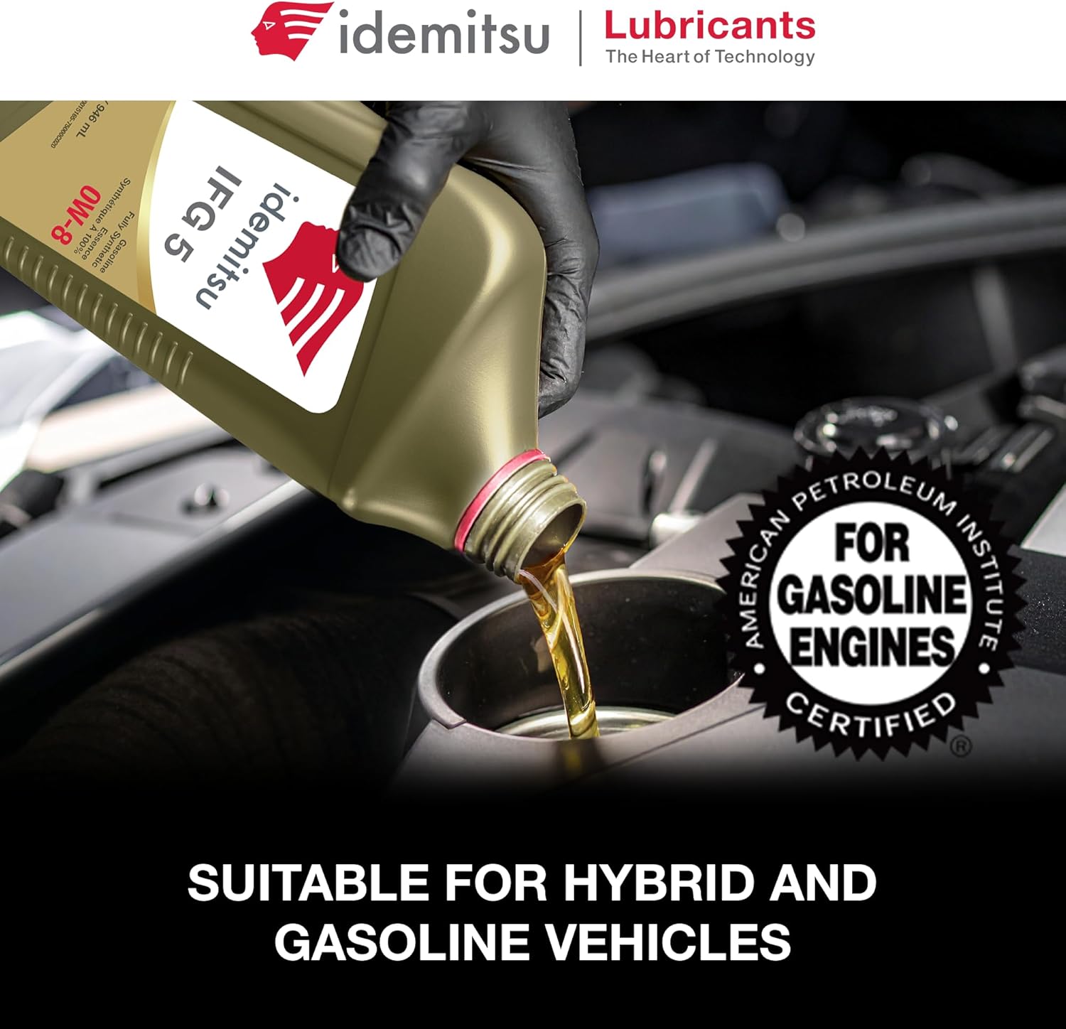 Idemitsu IFG 5 0W-8 Fully Synthetic Engine Oil (1 Quart, Case of 12)