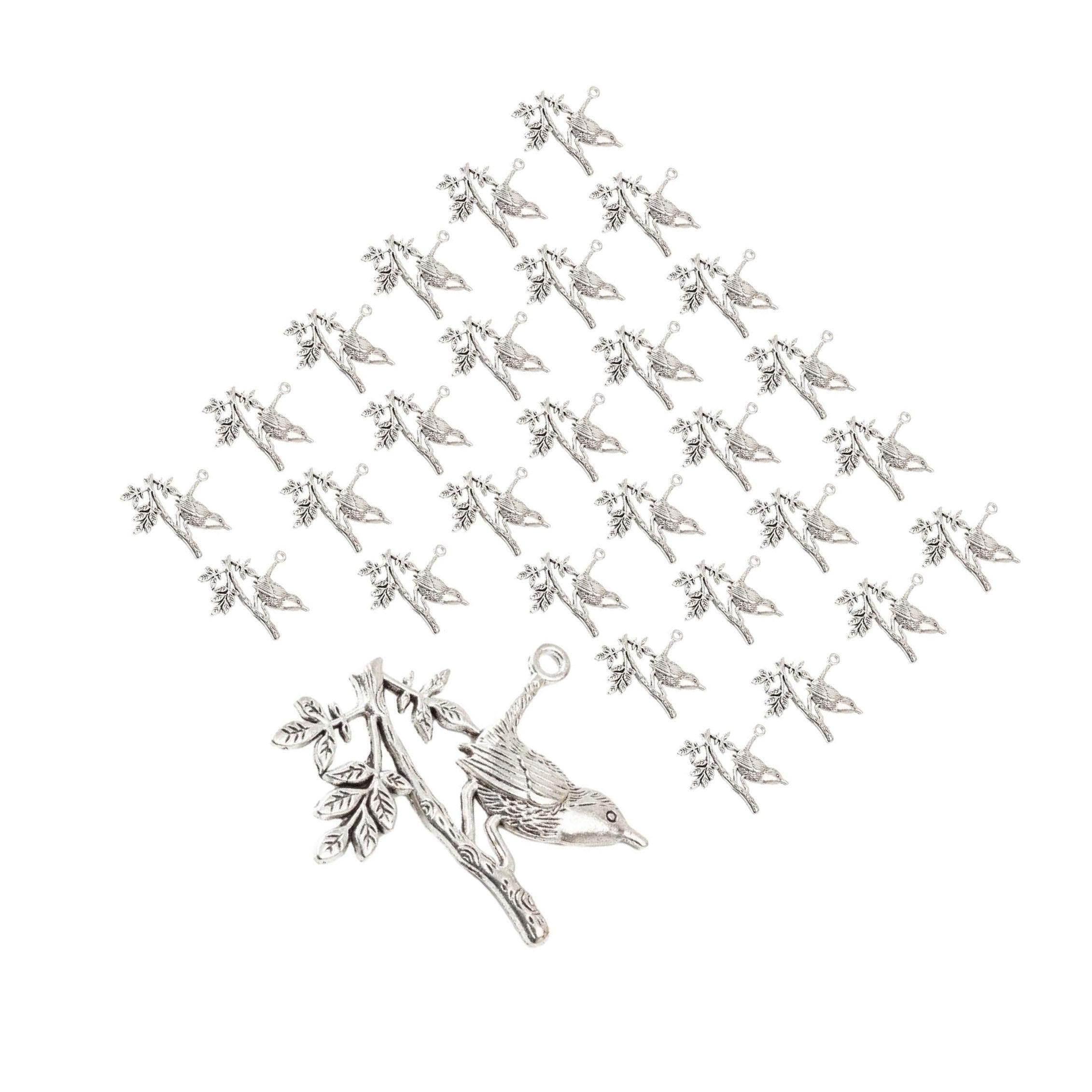 CYDZSRA Durable Bird Charms Versatile Jewelry Making for Creative Bracelets Necklaces Bird Pendant Charm Projects DIY Pendants Jewelry Findings Necklace