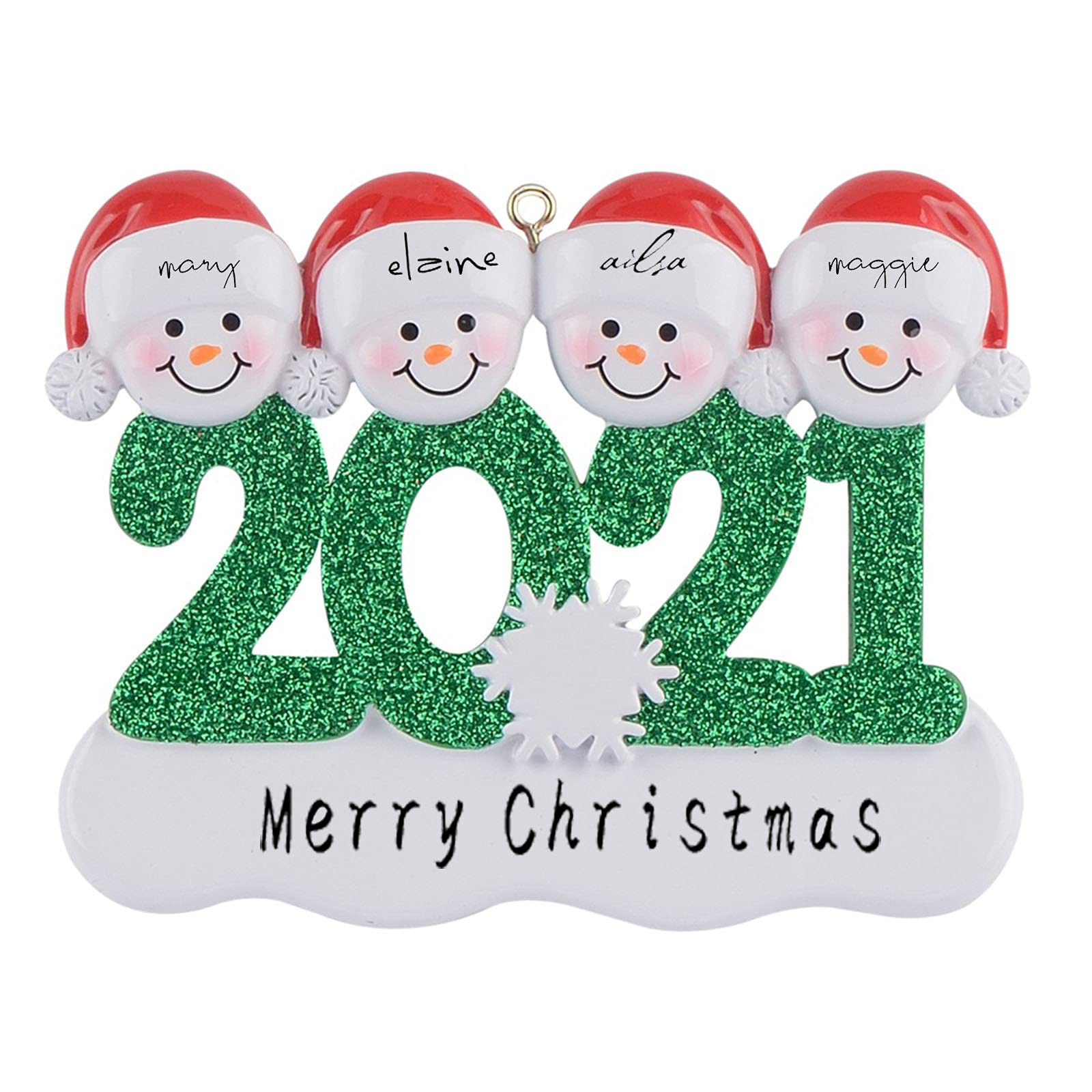 Personalized christmas family figurines Clearance