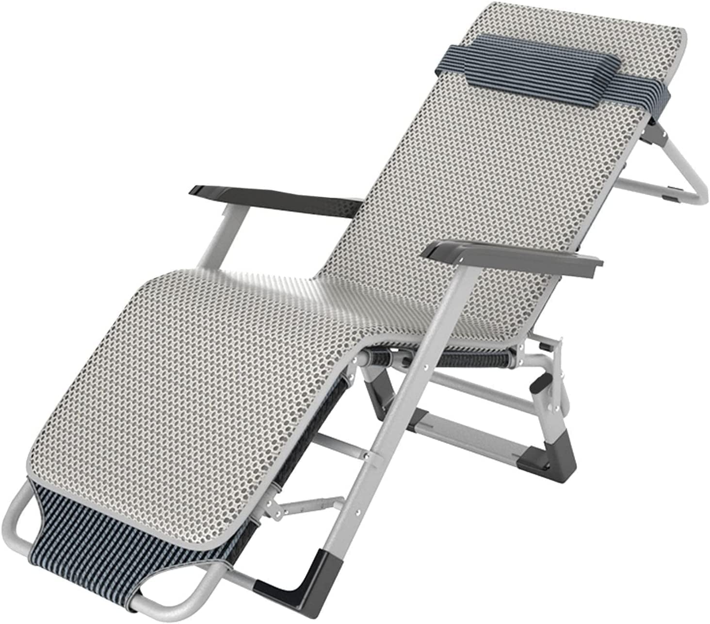 Chaise Longue Zero Gravity Fauteuil de Jardin Pliant pour Soulager le Dos
