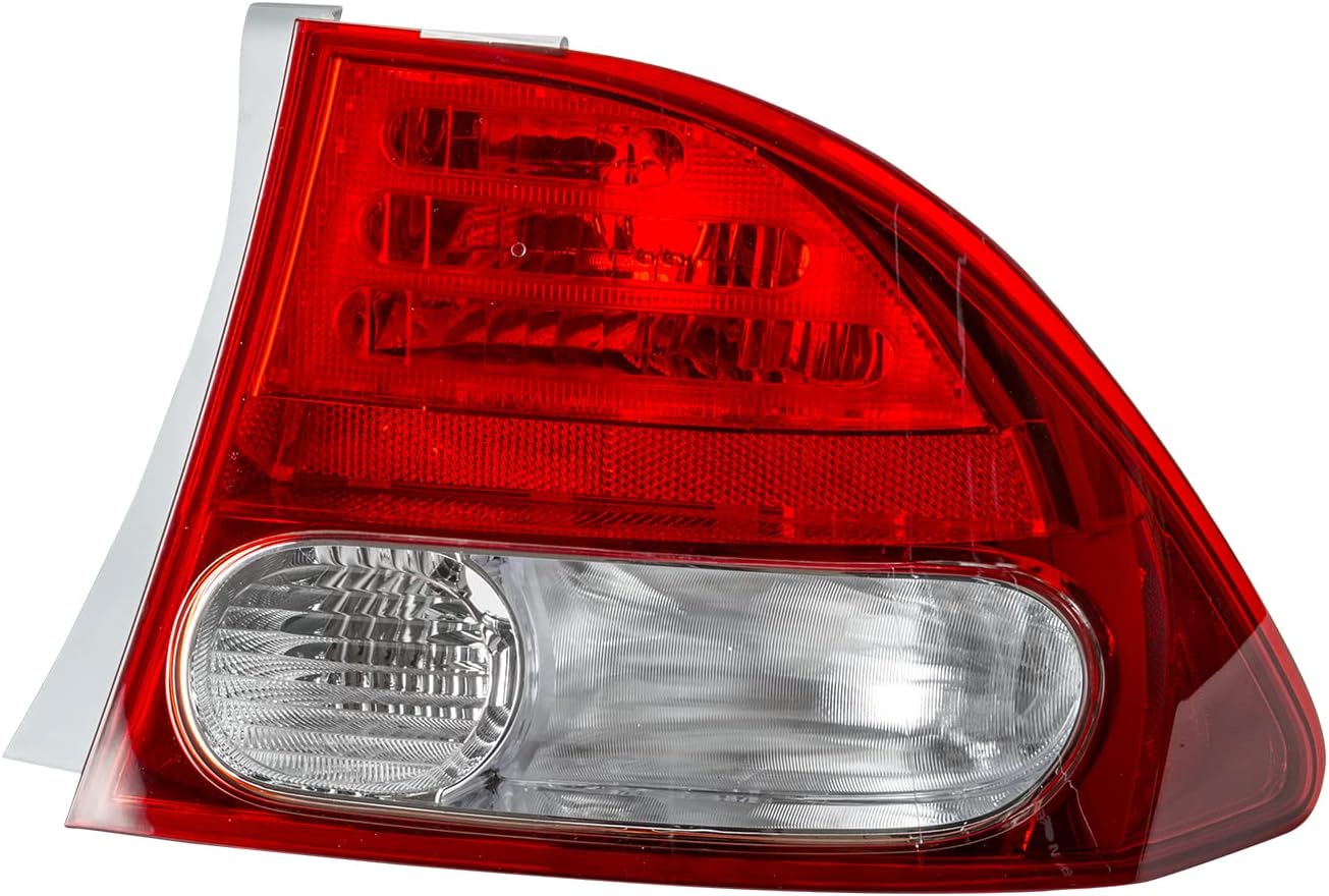 TYC Left Tail Light Assembly Compatible with 2009-2011 Honda Civic