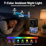 Dehumidifier, 57oz Small Dehumidifiers for Home, Ultra Quiet (25dB) 350 sq ft Mini Dehumidifier, Portable for Bathroom Bedroom Closet Basement RV, with 7-Color LED, Smart Defrost, Auto Shut-Off