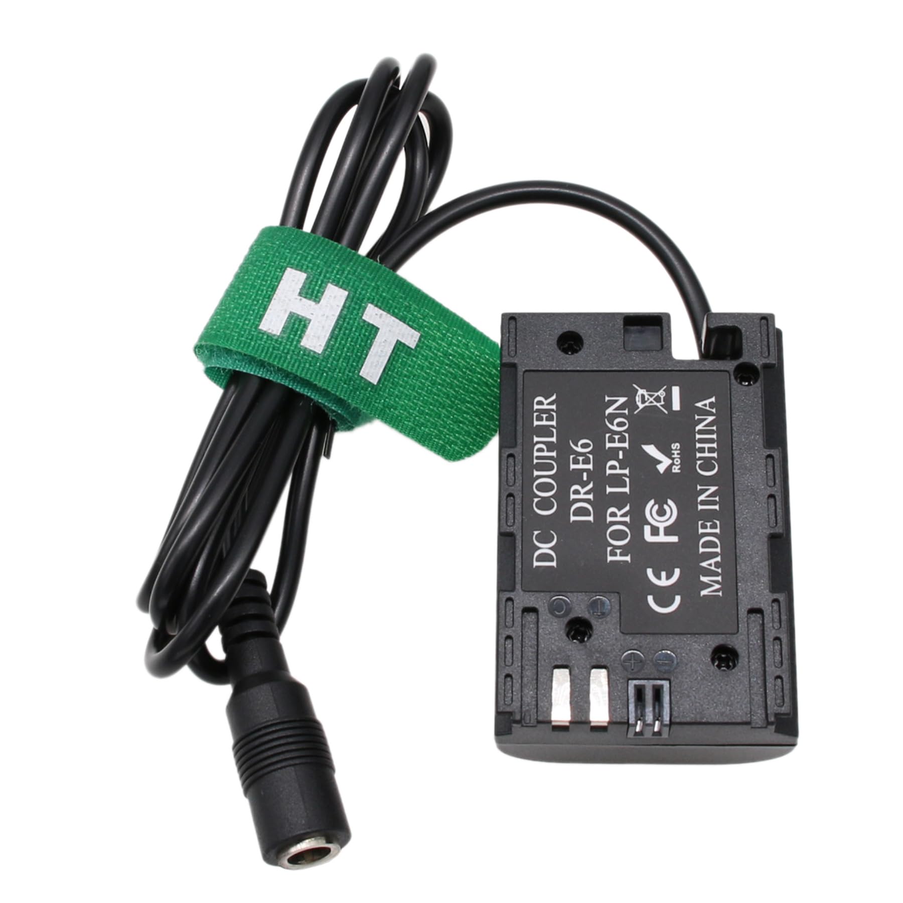 HangTon LP-E6N LP-E6NH Adaptateur d'alimentation AC DC pour Canon R5C R7 R6 R6II R5 R 6D 7D 5D Mark II IV EOS SMALLHD 500 700 Portkeys PT5 Monitor