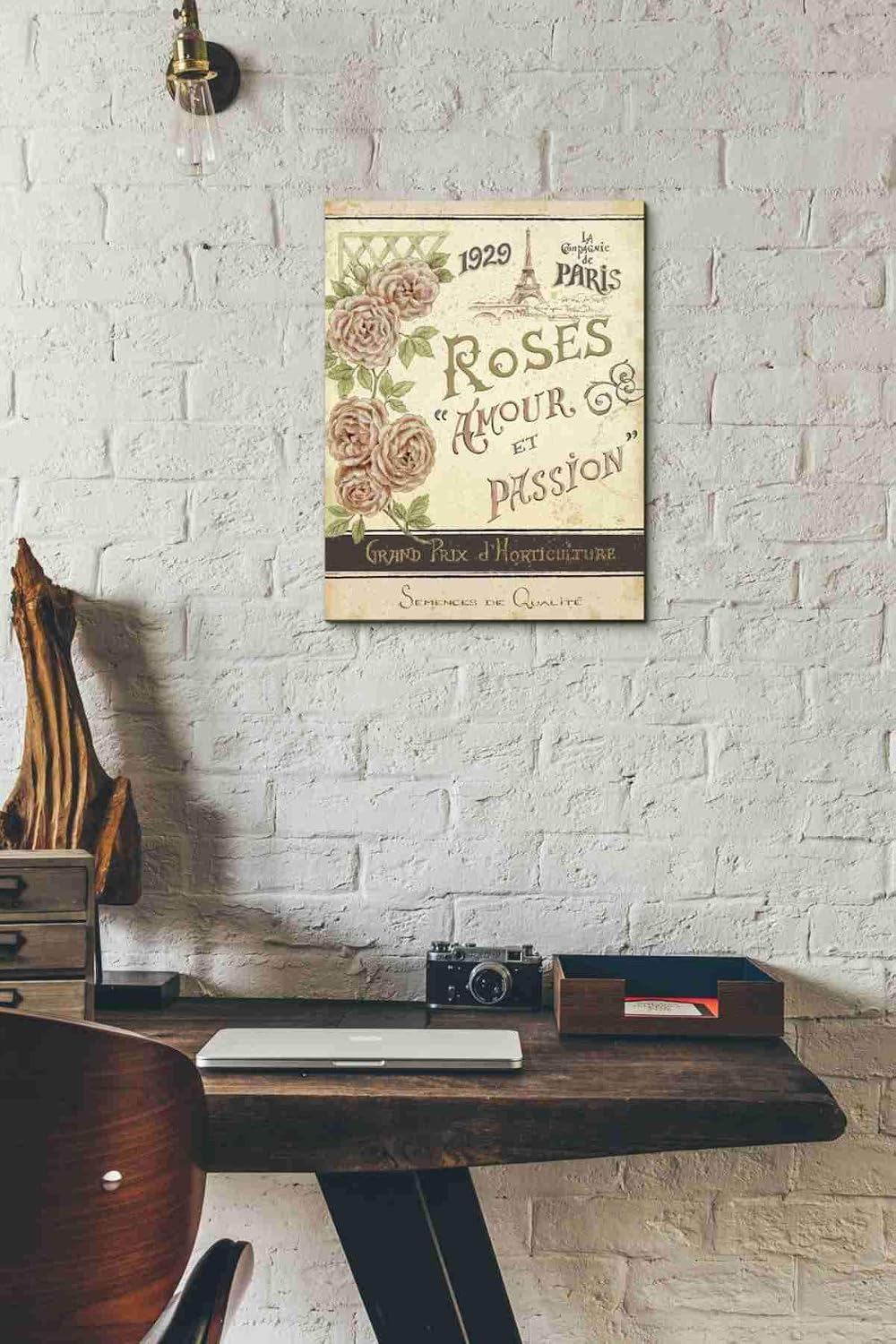 Epic Graffiti 'French Seed Packet I' by Daphne Brissonet, Canvas Wall Art, 12"x16"