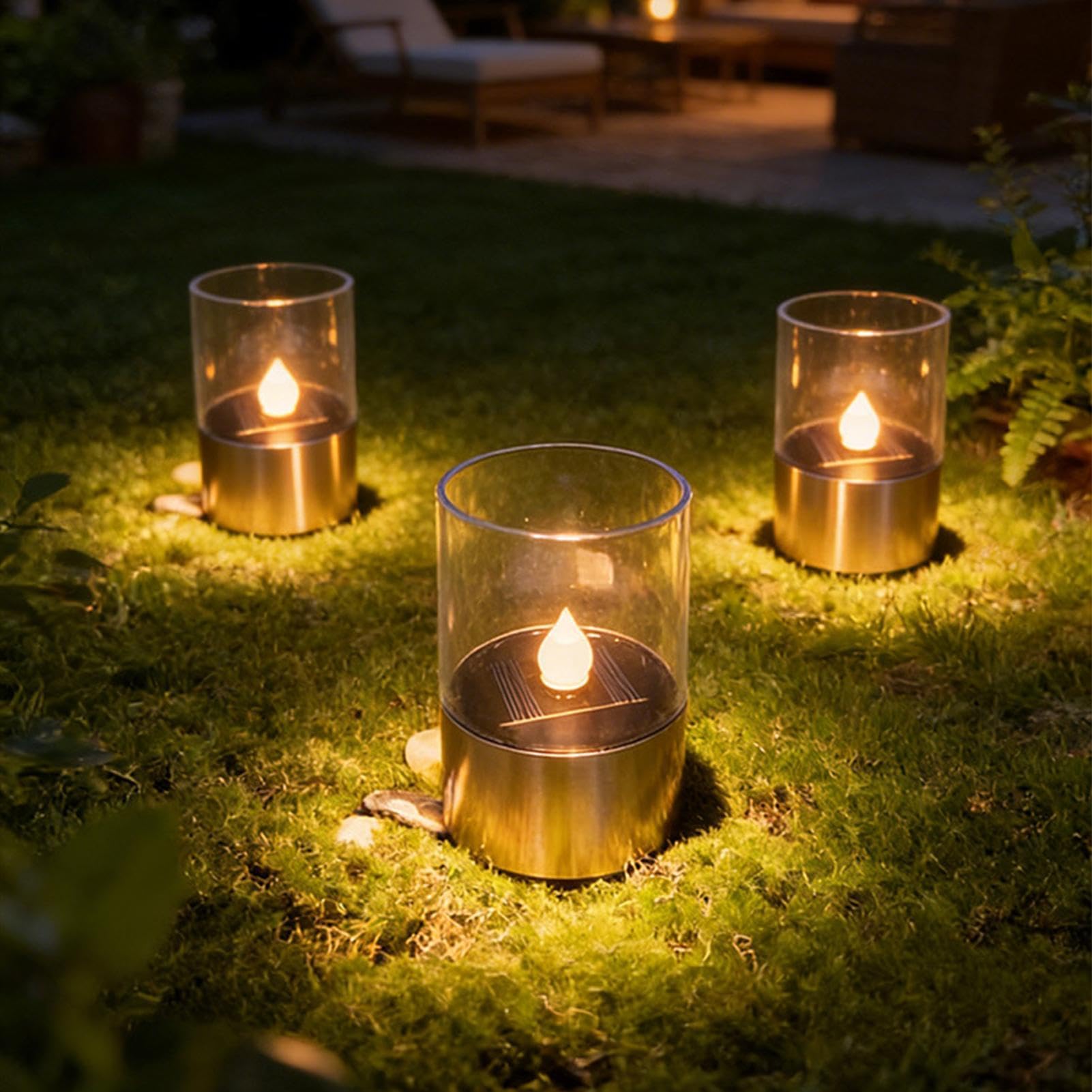 Lumini solari ricaricabili impermeabili a energia solare, per finestre, esterni, giardino, cortile, tavolo, campeggio, casa, feste, matrimoni