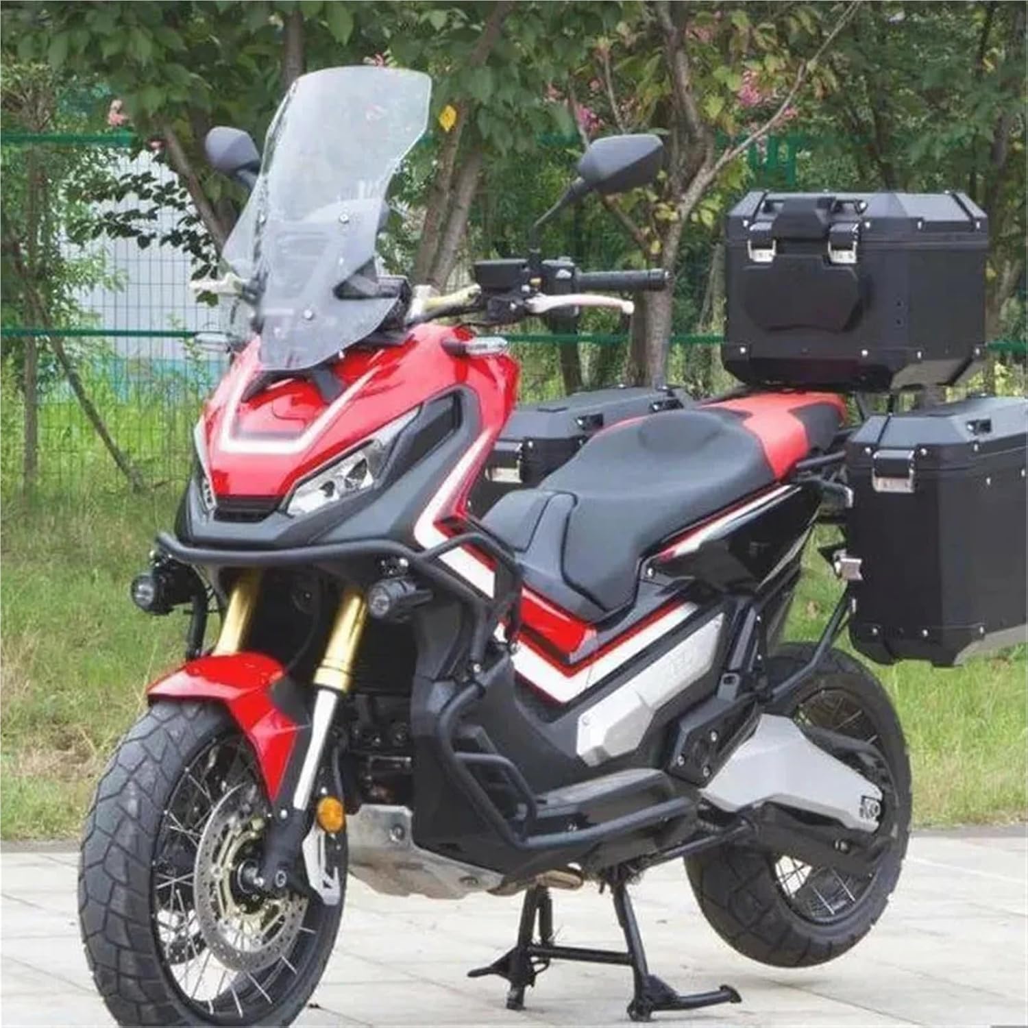 XADV750 Motorcycle Highway Guard Bumpers Crash Bars Stunt Cage Buffer Fuel Tank Protector for Honda X-ADV750 XADV 750 2017-2020(Upper Crash Bar Only)