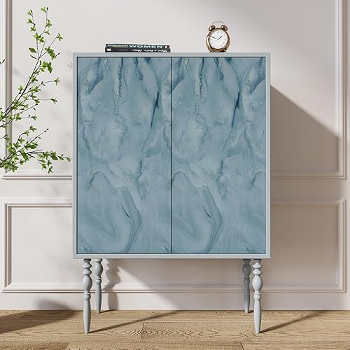 Miniatura 5 de CRE8TIVE Papel adhesivo de mármol rosa y blanco para encimeras, impermeable, 12 x 80 pulgadas, papel tapiz de mármol blanco mate, autoadhesivo,