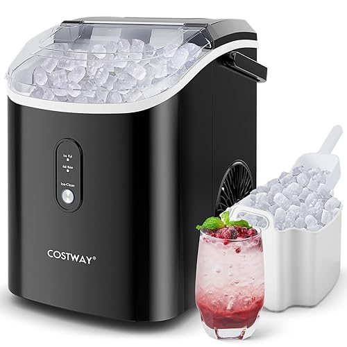 Nugget Countertop Ice Maker, Ready in 6 Mins, 34 lbs/24H,