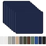 OAZ 8 Pieces 7.87 x 5.9 inch Nylon Repair Patches Nylon Fabric Patch Self-Adhesive Fabric Repair Tape Waterproof Lightweight Outdoor Gear Patch Kit for Down Jacket Clothing Tent Bag (Navy Blue)