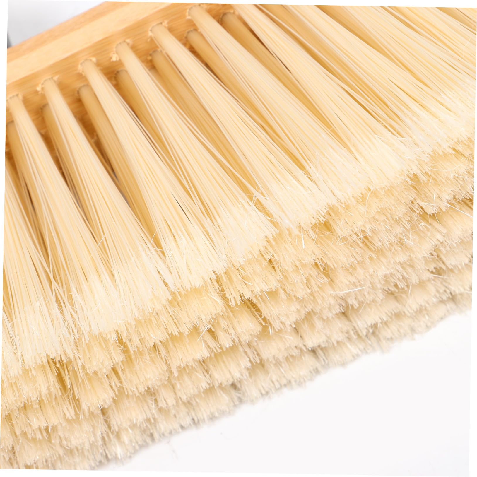 Yardenfun Scopa Rigida con Setole in bambù e Manico in Acciaio Scopa Pesante per Esterni Spazzola Stiff per Garage e Patio Manico Smontabile per Pulizia