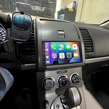 PHEZEN 7 inch Touchscreen Car Stereo for 2007-2012 Nissan Sentra, Android 13 Car Radio with Carplay & Android Auto GPS Navigation BT Mirror Link WiFi Backup Camera 2+32G