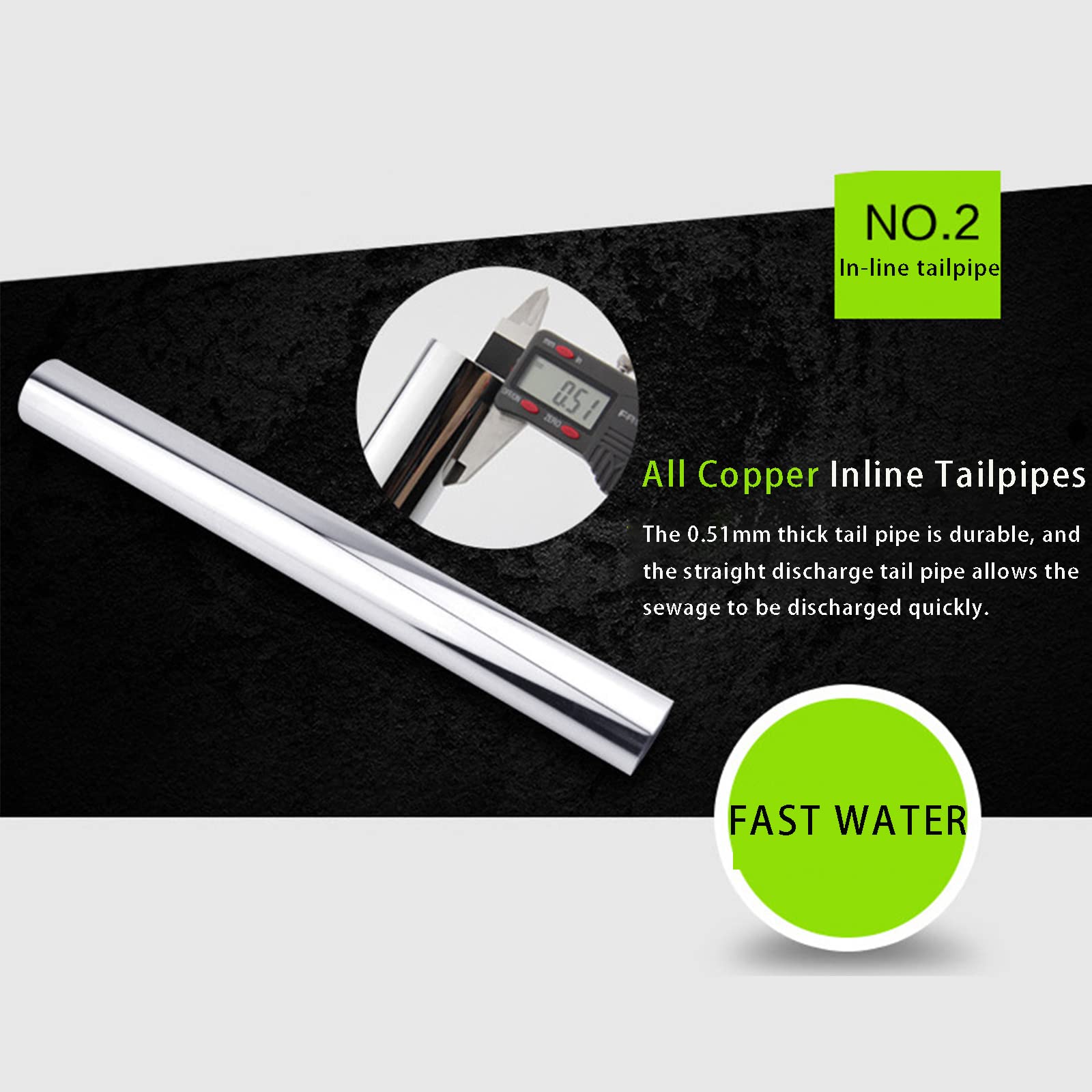 Trampa P De Botella Cuadrada De Latón, Kit De Tubo De Drenaje De Entrada Deslizante De 1-1/4 Pulgadas, Kit De Trampa P De Drenaje De Residuos del Fregadero del Lavabo, Altura Ajustable