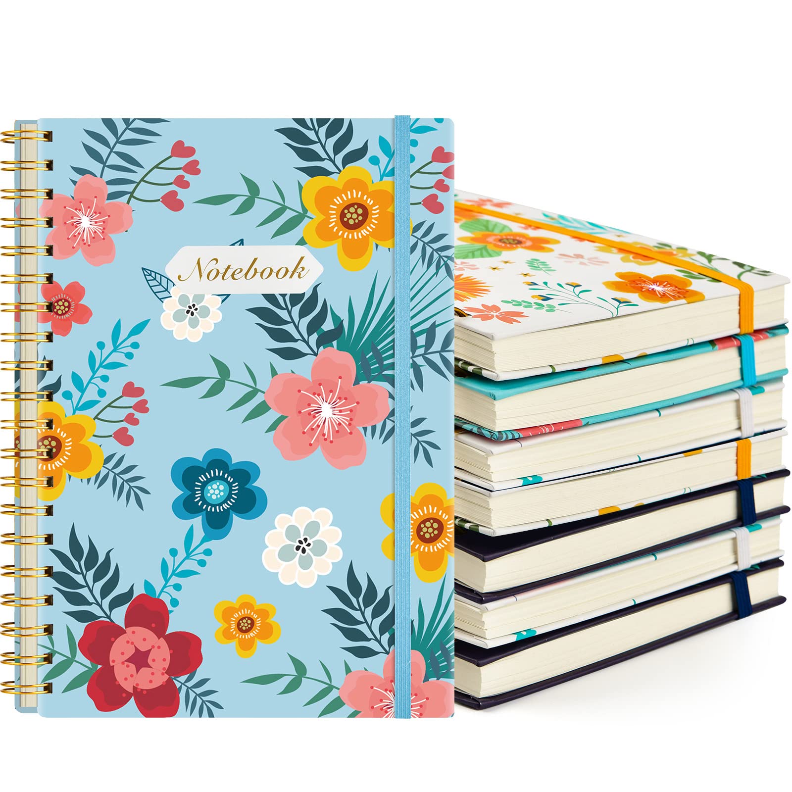 Carnets à spirales B5 de qualité supérieure avec papier épais 100g/m² opaque - 8