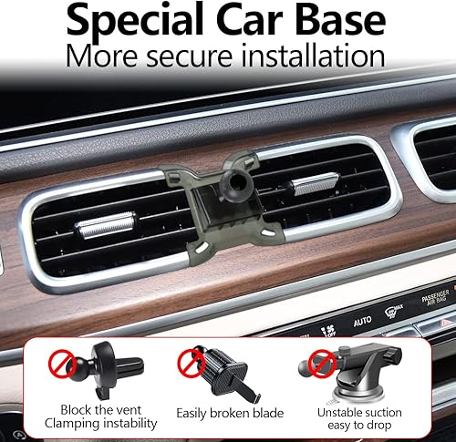 Miniatura 2 de Soporte para teléfono de coche para Mercedes-Benz GLE350 GLE450 GLS450 Accesorios de automóvil, decoración interior, soporte para teléfono celular