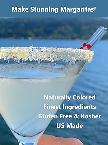 Miniatura 3 de Snowy River Sal de cóctel amarilla – Sal de margarita de color natural, rimmer de margarita, rimmer de bebidas, sal de borde de cóctel, sal